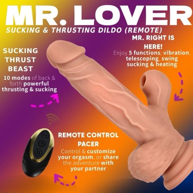 Mr. Lover Sucking Thrusting Dildo Remote Vibrator