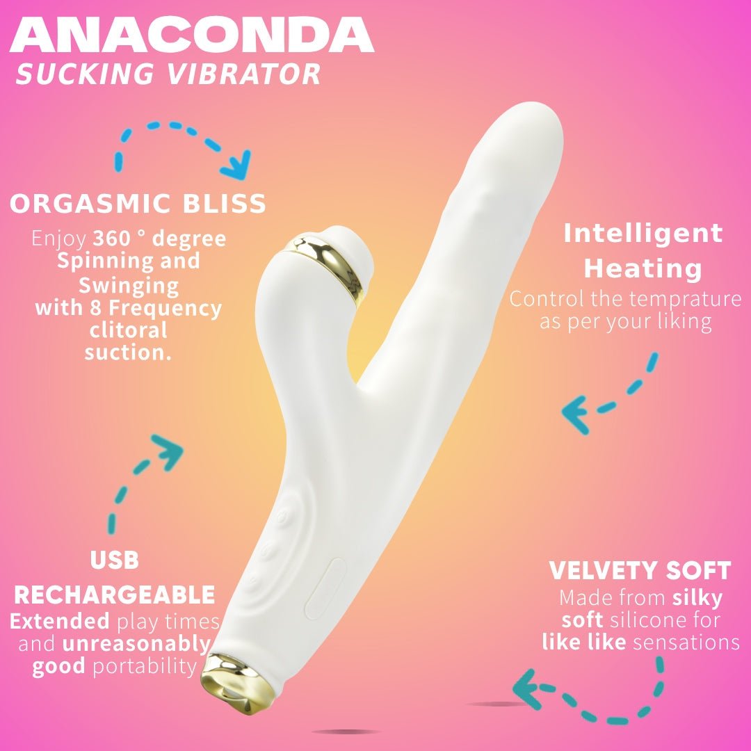 Anaconda - Spinning Vibrator - Vibrators > Sucking Vibrators - The Secret Affaire