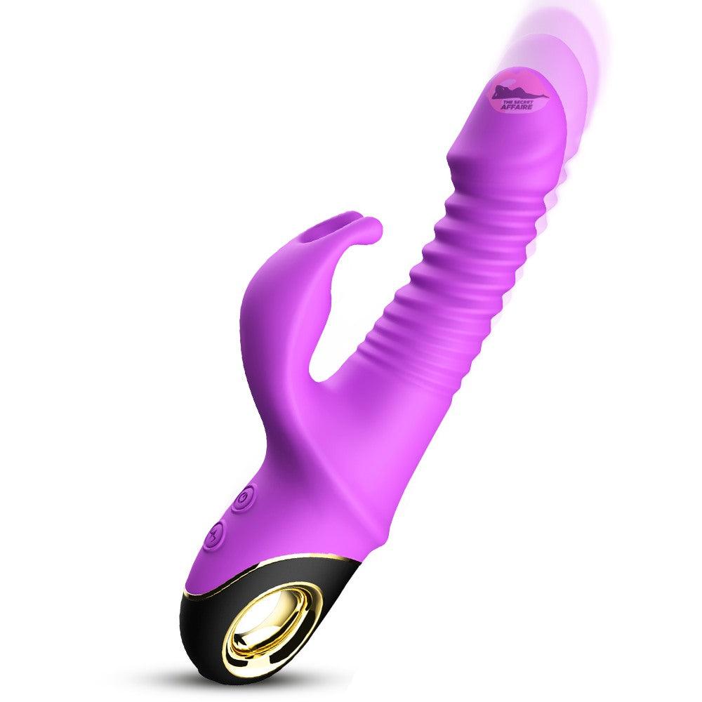 Baddie Power Thrust Rabbit Vibrator - Vibrator - The Secret Affaire