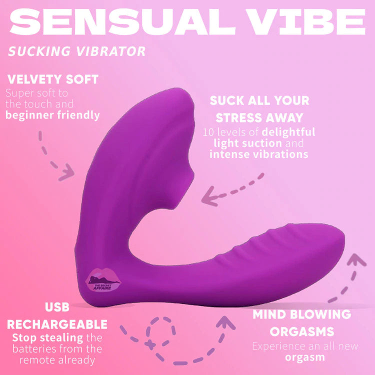 Sensual Vibe Sucking Vibrator