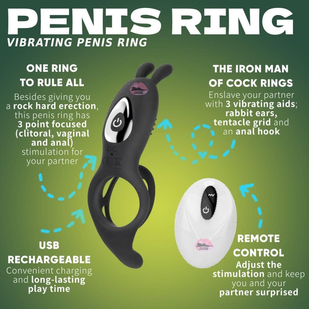 Penis Ring - Male Mastubators > Cock Ring - The Secret Affaire