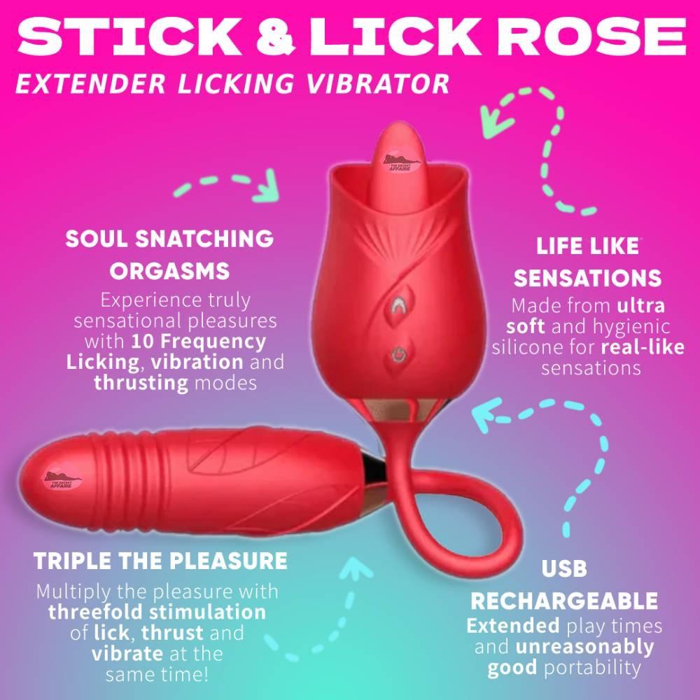 Stick & Lick Licking Vibrator - Vibrators > Licking Vibrators - The Secret Affaire