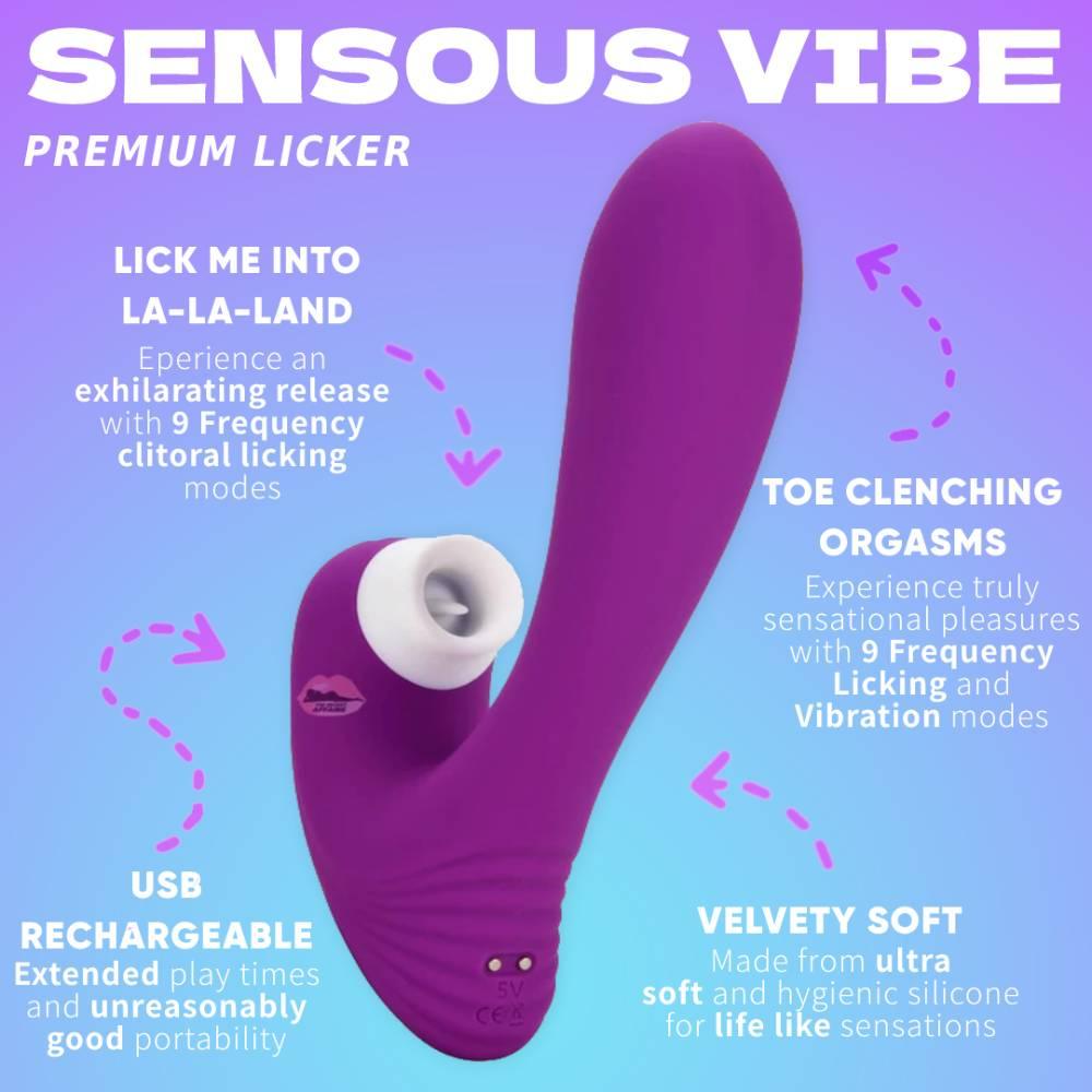 The Sensous Vibe Premium Licker - Vibrators > Licking Vibrators - The Secret Affaire