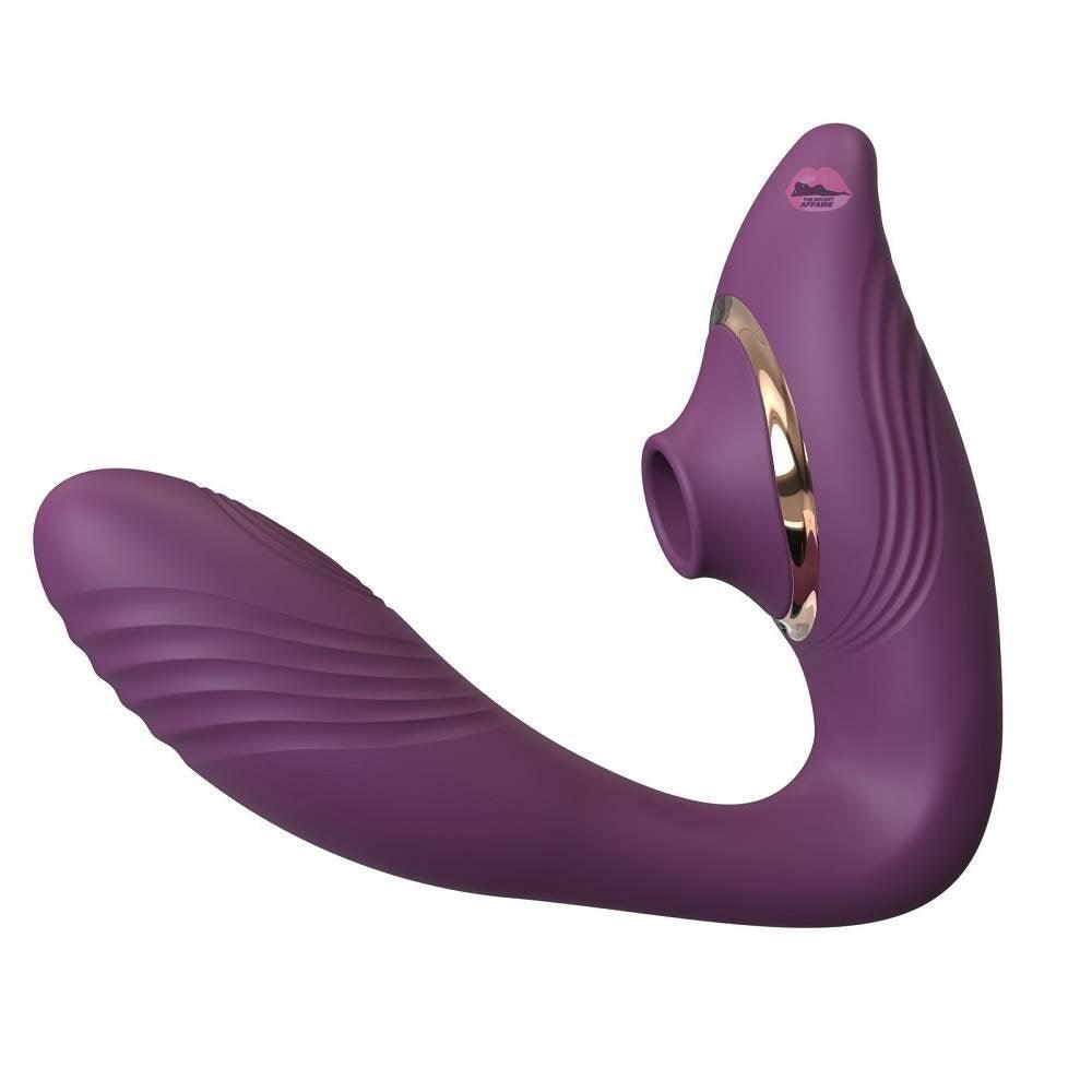 Sensual Vibe Pro Sucking Vibrator Purple